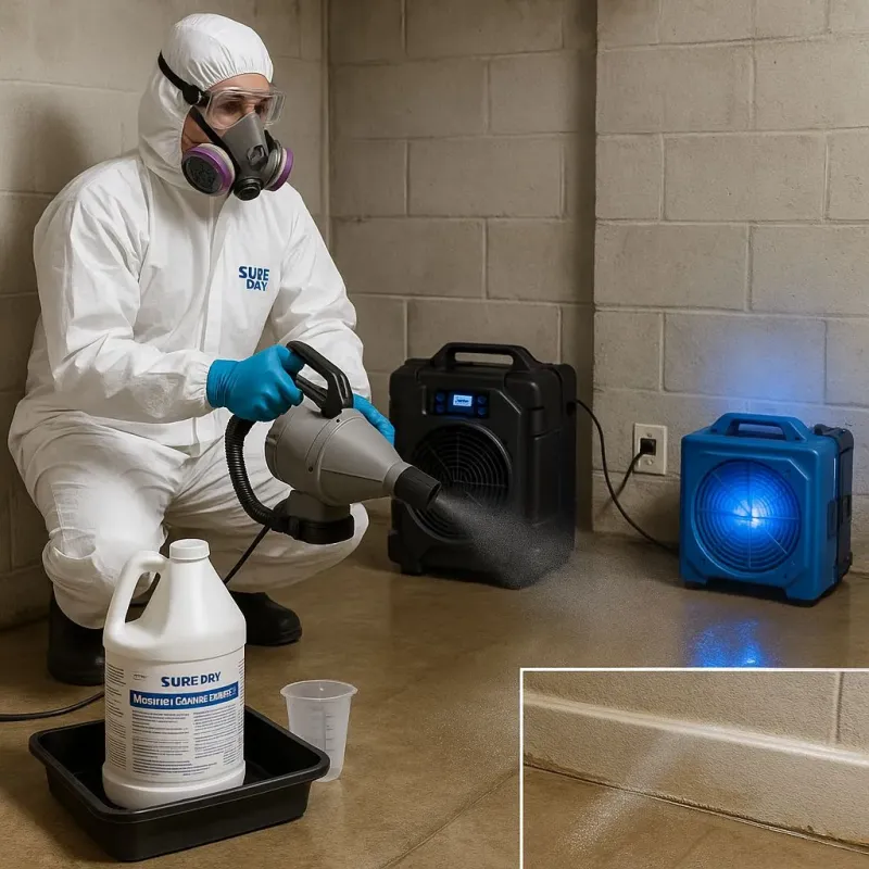 Sanitization and Odor Removal process in Hubbardston, MA